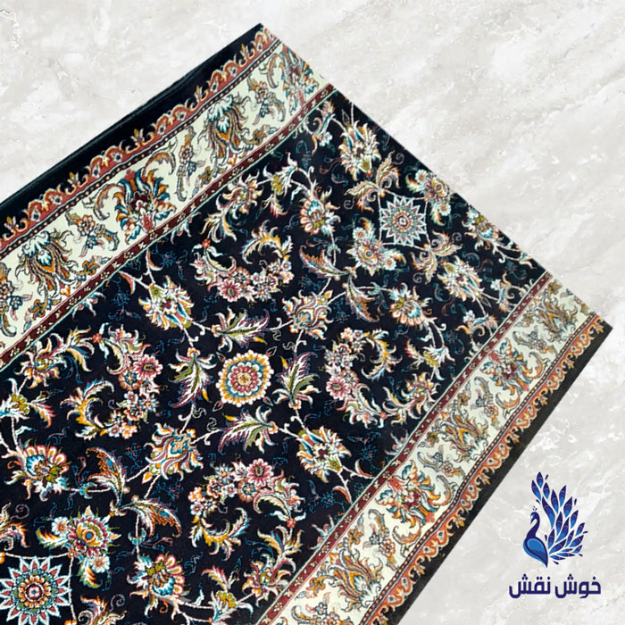 فرش افشان سورمه ای 700 شانه