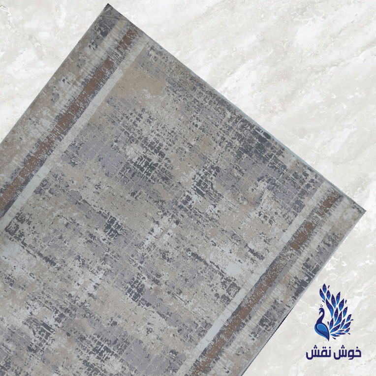 فرش وینتیج کرم فیلی روشن