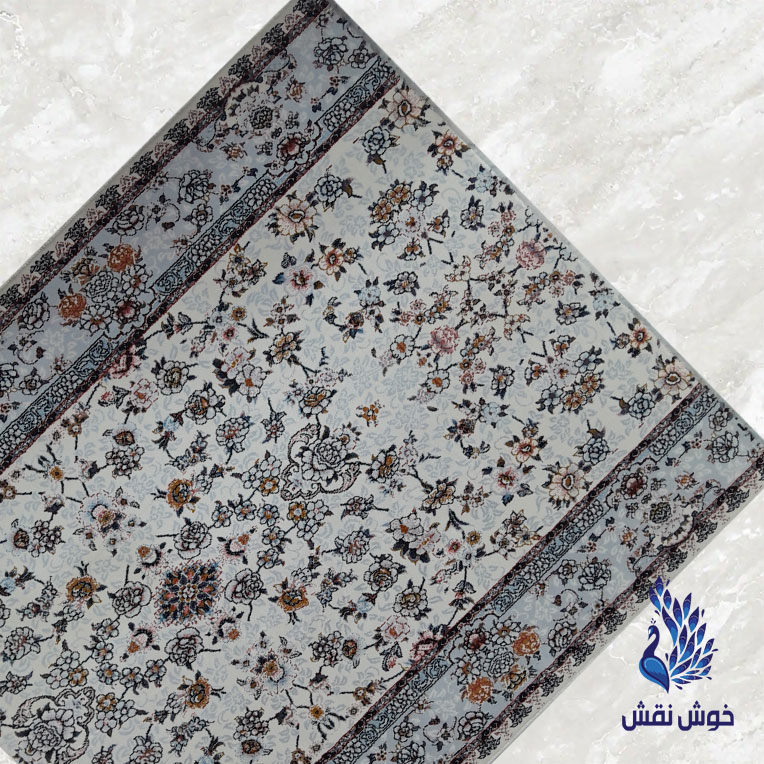 کناره فرش افشان کرم راهرویی
